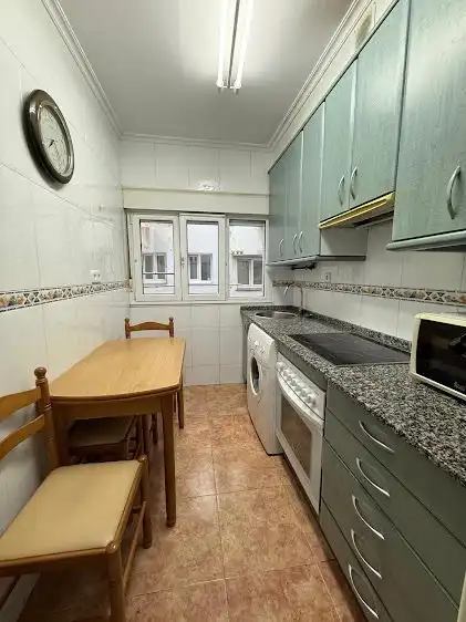 Kitchen of Flat for rent in Gijón   with Heating and Balcony