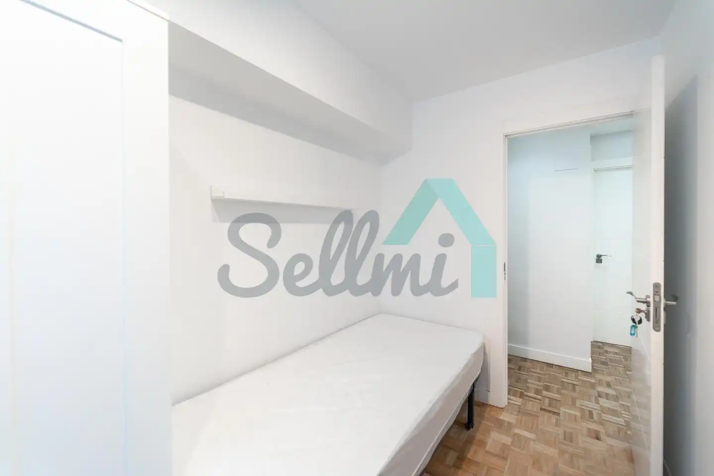 Schlafzimmer von Wohnung zur untervermieten in Gijón  mit Heizung, Parkett und Terrasse