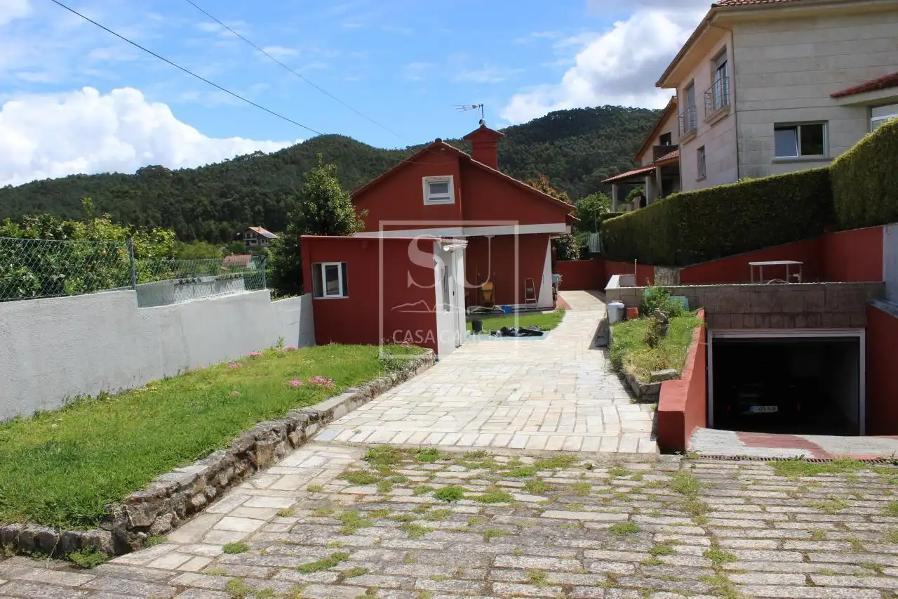 Exterior view of Houses for sale in Baiona  with Heating, Private garden and Terrace