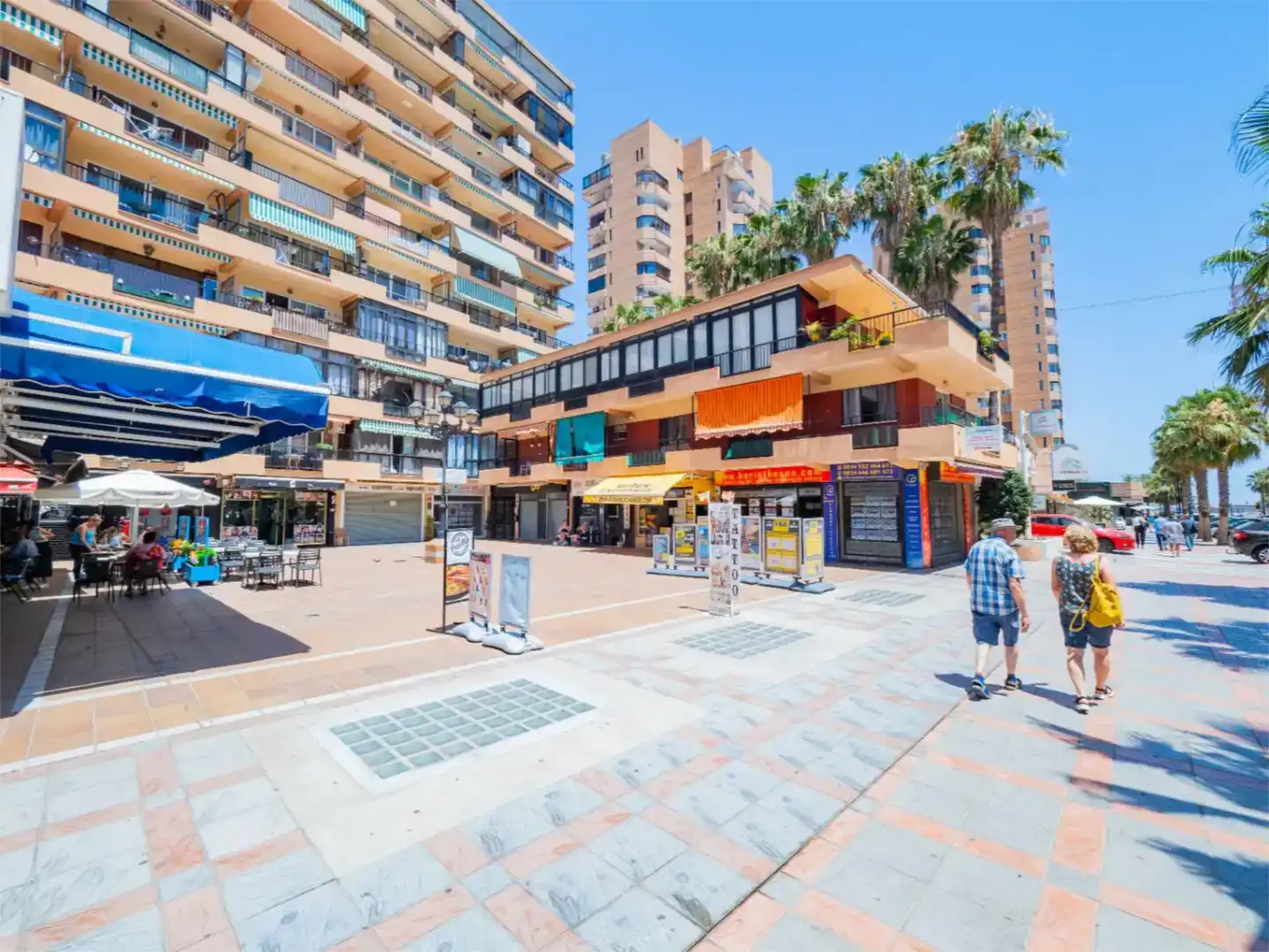 Außenansicht von Wohnung zur Miete in Fuengirola mit Klimaanlage, Möbliert und Balkon