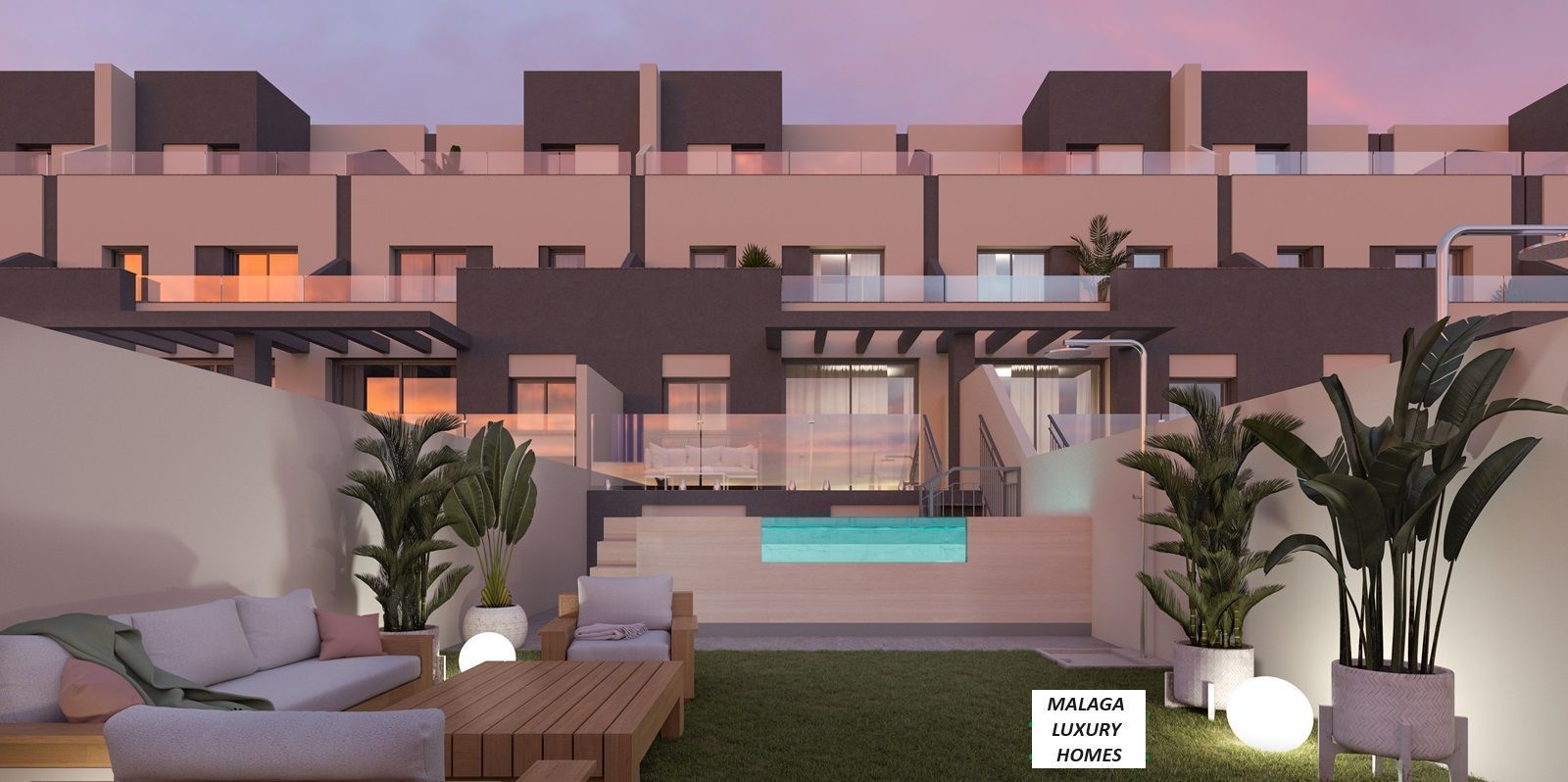 Terrace of Single-family semi-detached for sale in Torrox  with Air Conditioner, Private garden and Swimming Pool