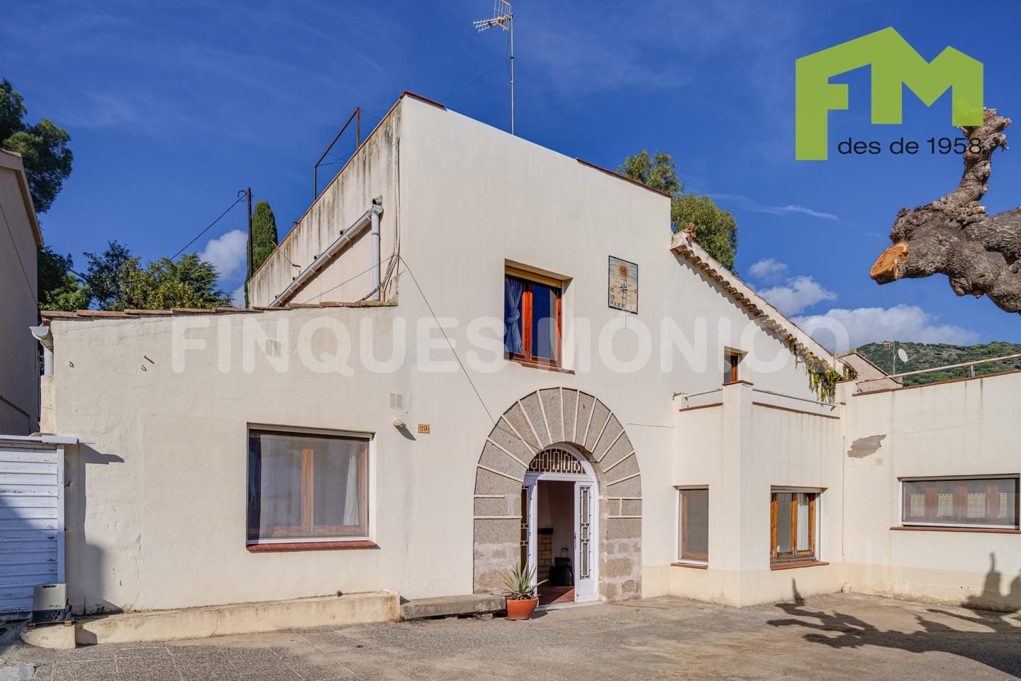 Exterior view of Country house for sale in Teià  with Heating, Private garden and Terrace