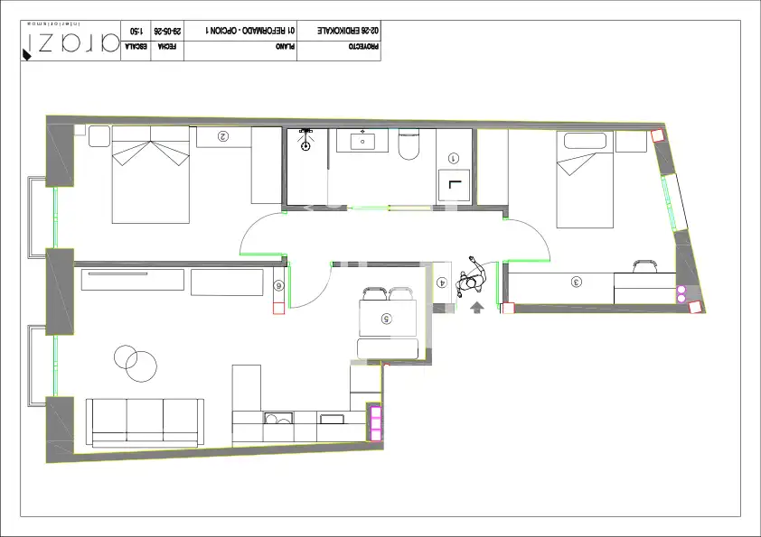 Appartamento con terrazza in vendita a Erdiko Kalea, imagen 2