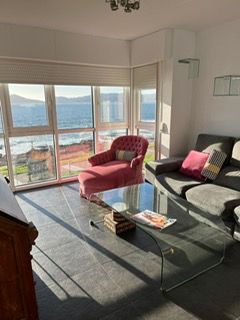 Living room of Flat to rent in Porto do Son  with Heating, Terrace and Furnished