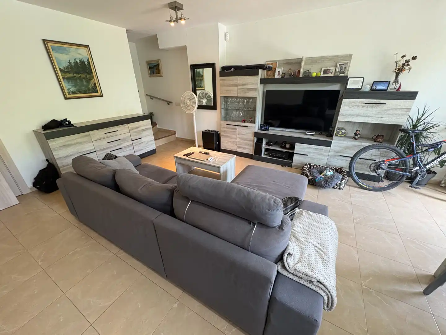 Wohnzimmer von Maisonette zum Verkauf in Vallgorguina mit Klimaanlage, Heizung und Terrasse