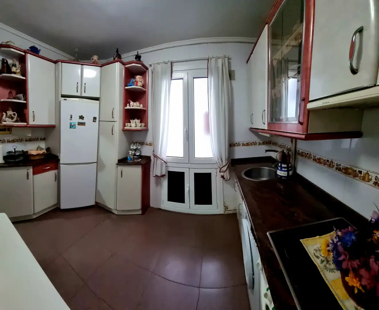 Cuina de Pis en venda en Bilbao  amb Calefacció, Parquet i Terrassa