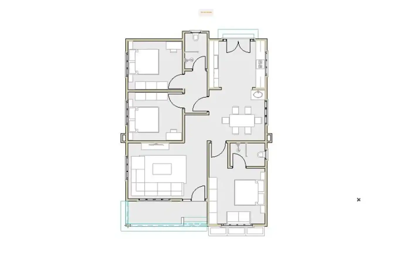 Wohnung zum Verkauf in Málaga mit Klimaanlage, Heizung und Terrasse