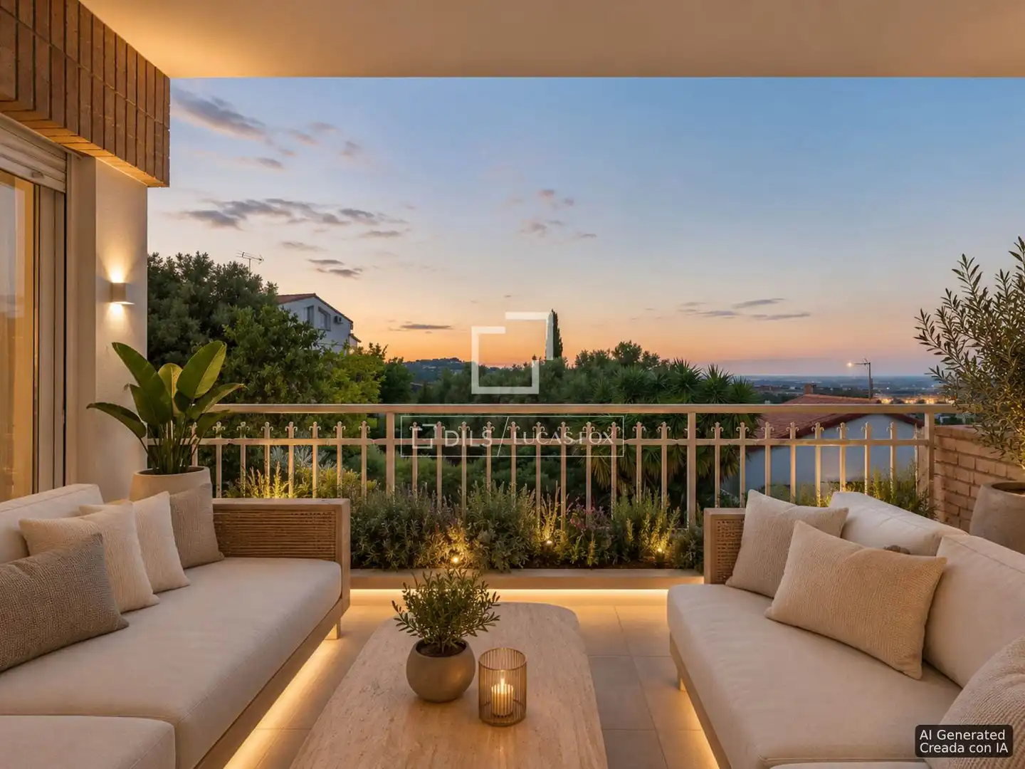 Terraza de Casa o chalet en venta en Sant Just Desvern con Aire acondicionado, Jardín privado y Terraza