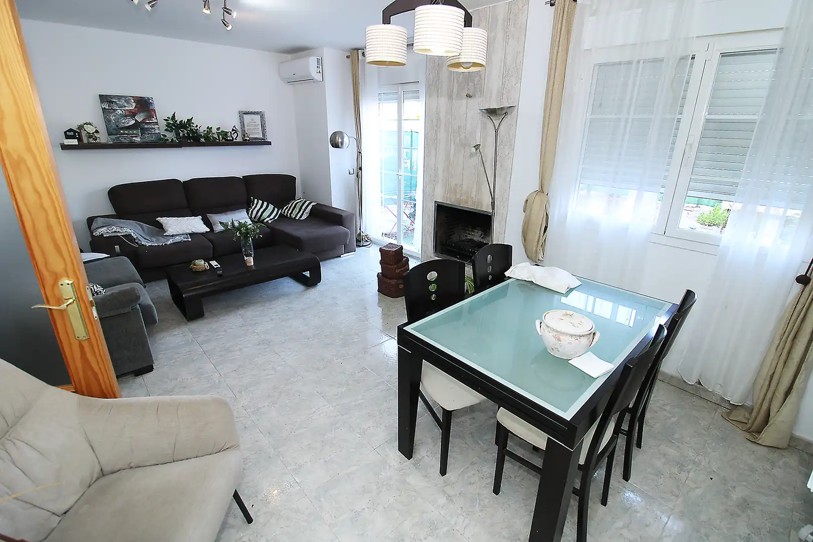 Living room of Houses for sale in Uceda  with Air Conditioner, Heating and Private garden