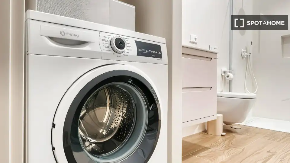 Dormitori de Apartament per a compartir en Altea amb Aire condicionat, Terrassa i Moblat