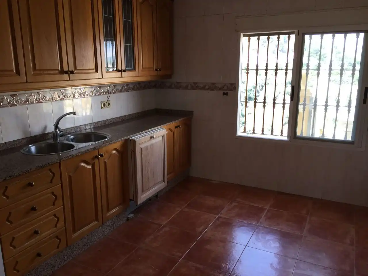 Cocina de Casa o chalet en venta en Polop con Aire acondicionado, Jardín privado y Terraza