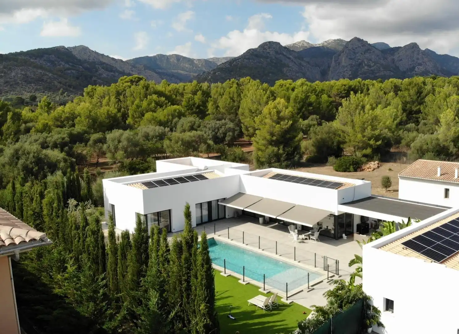 Villa mit Pool zur Miete in Bunyola