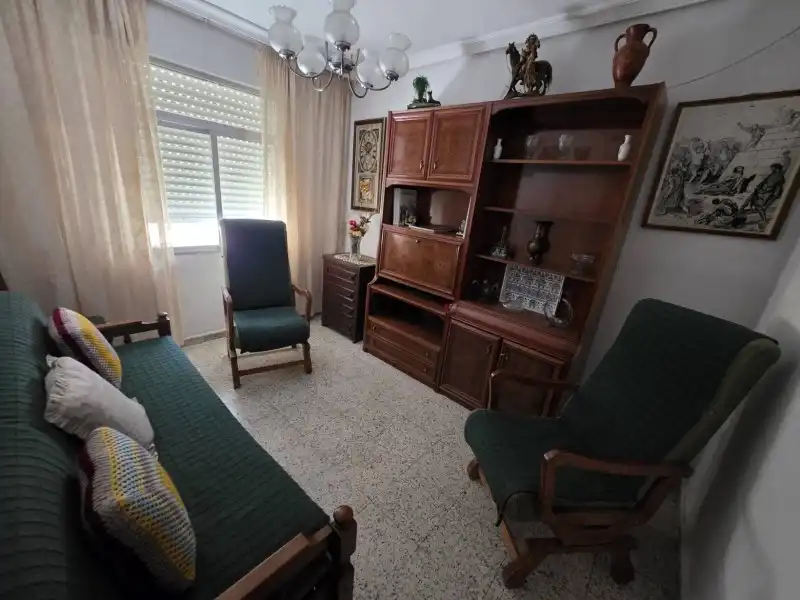 Wohnzimmer von Wohnung zum Verkauf in Plasencia mit Privatgarten und Balkon