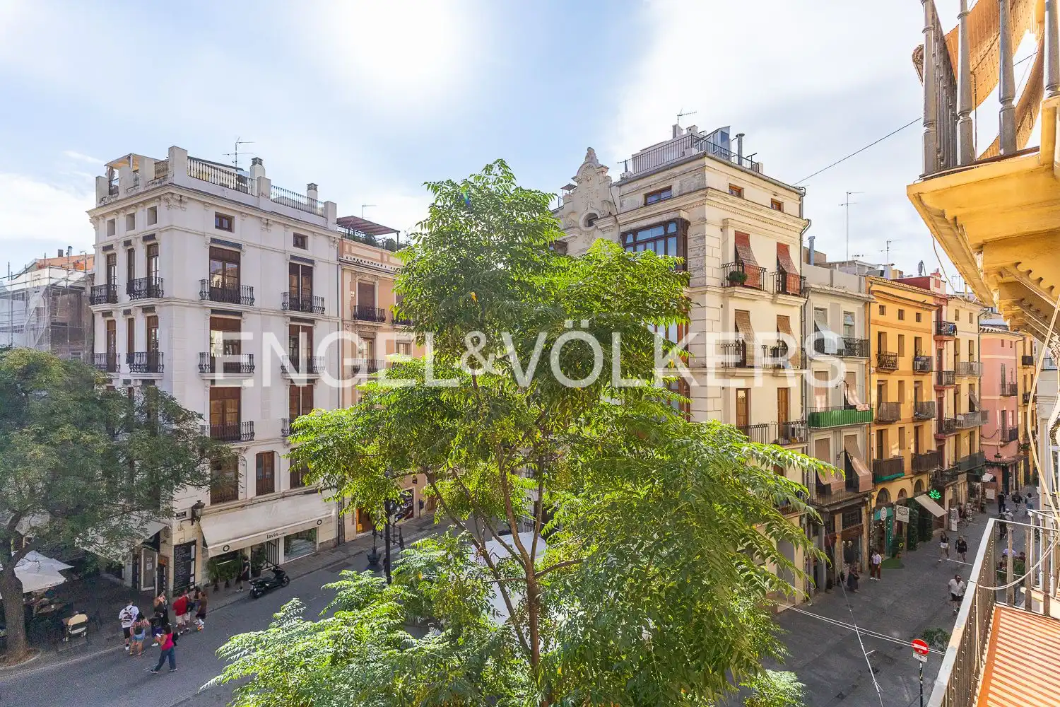 Vista exterior de Piso de alquiler en Valencia con Aire acondicionado, Calefacción y Parquet