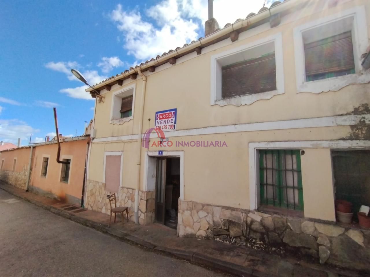 Exterior view of Single-family semi-detached for sale in Arcos  with Heating, Private garden and Storage room