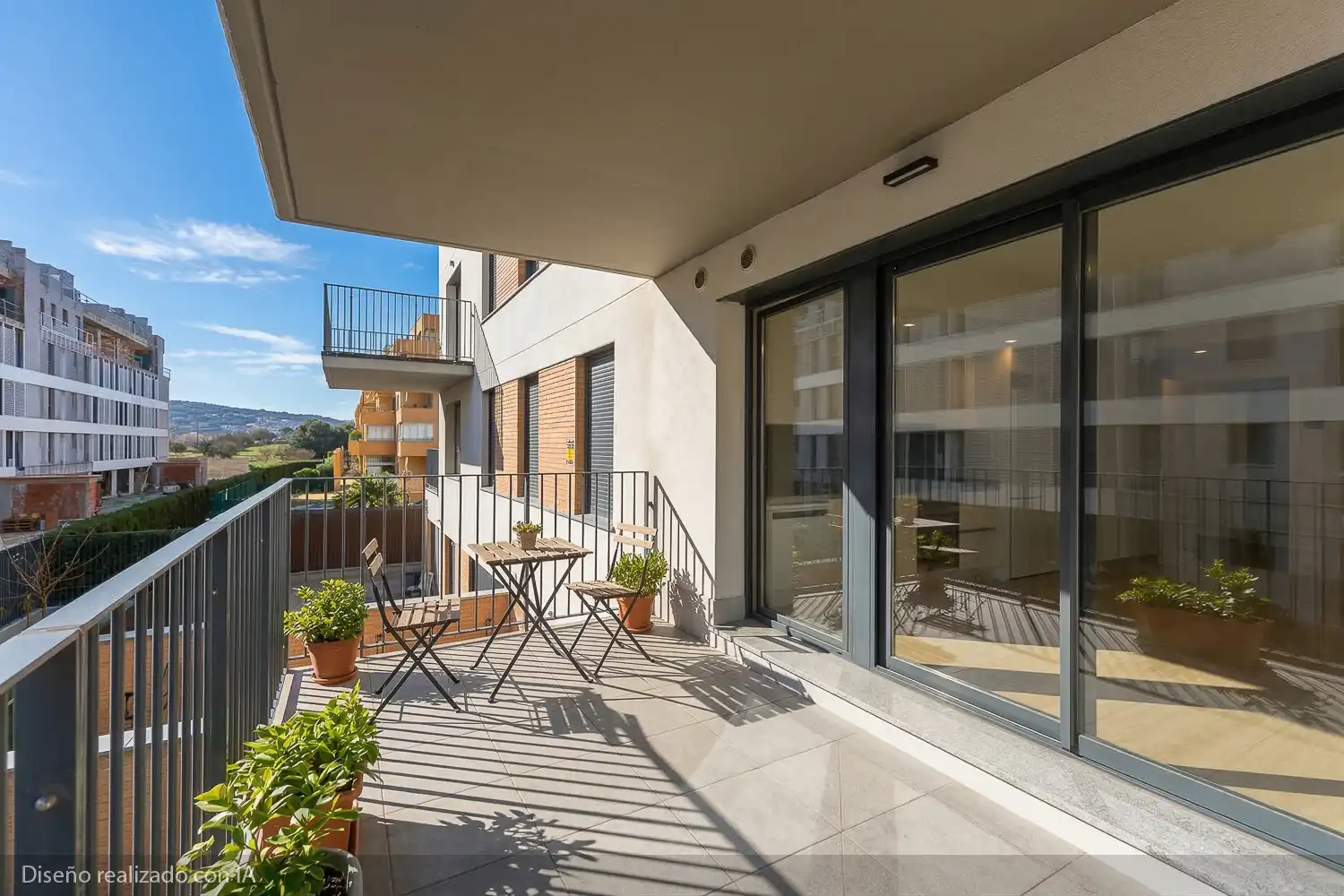 Terraza de Piso de alquiler en Dénia con Aire acondicionado, Calefacción y Trastero