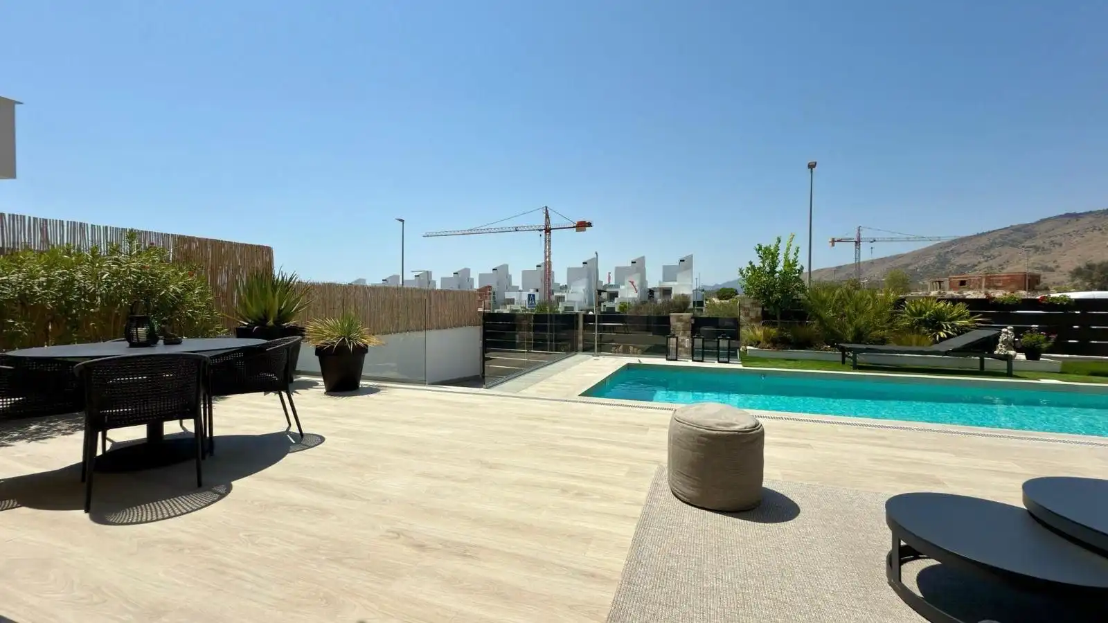 Terraza de Casa o chalet de alquiler en Finestrat con Aire acondicionado, Calefacción y Jardín privado