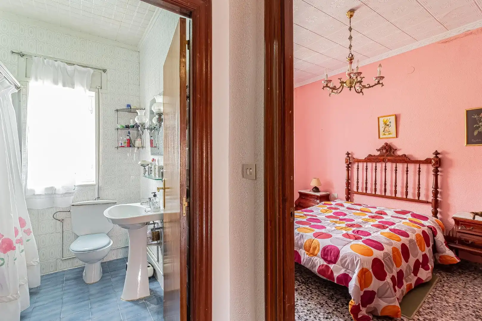 Schlafzimmer von Einfamilien-Reihenhaus zum Verkauf in Cartagena mit Privatgarten, Abstellraum und Balkon