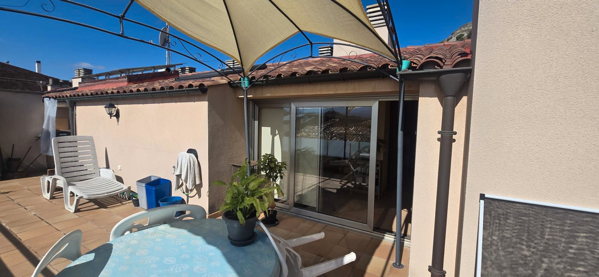 Terrace of Duplex for sale in Tona  with Air Conditioner, Heating and Parquet flooring