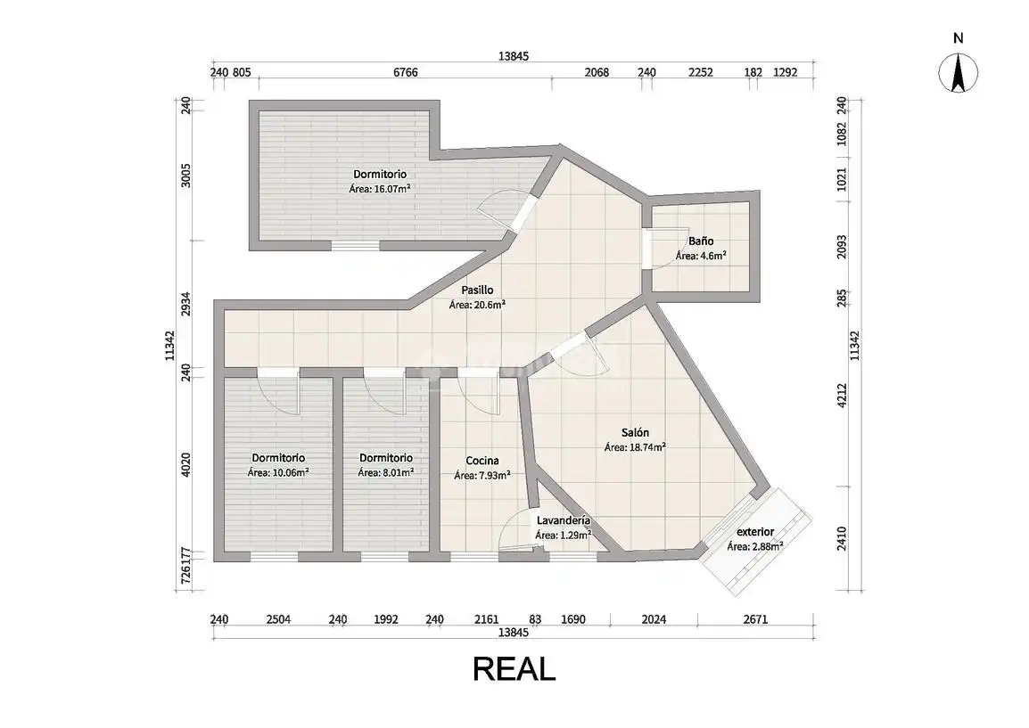 Wohnung zum Verkauf in Vícar mit Klimaanlage und Terrasse