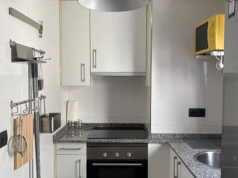 Kitchen of Flat for rent in Vigo   with Parquet flooring, Storage room and Furnished