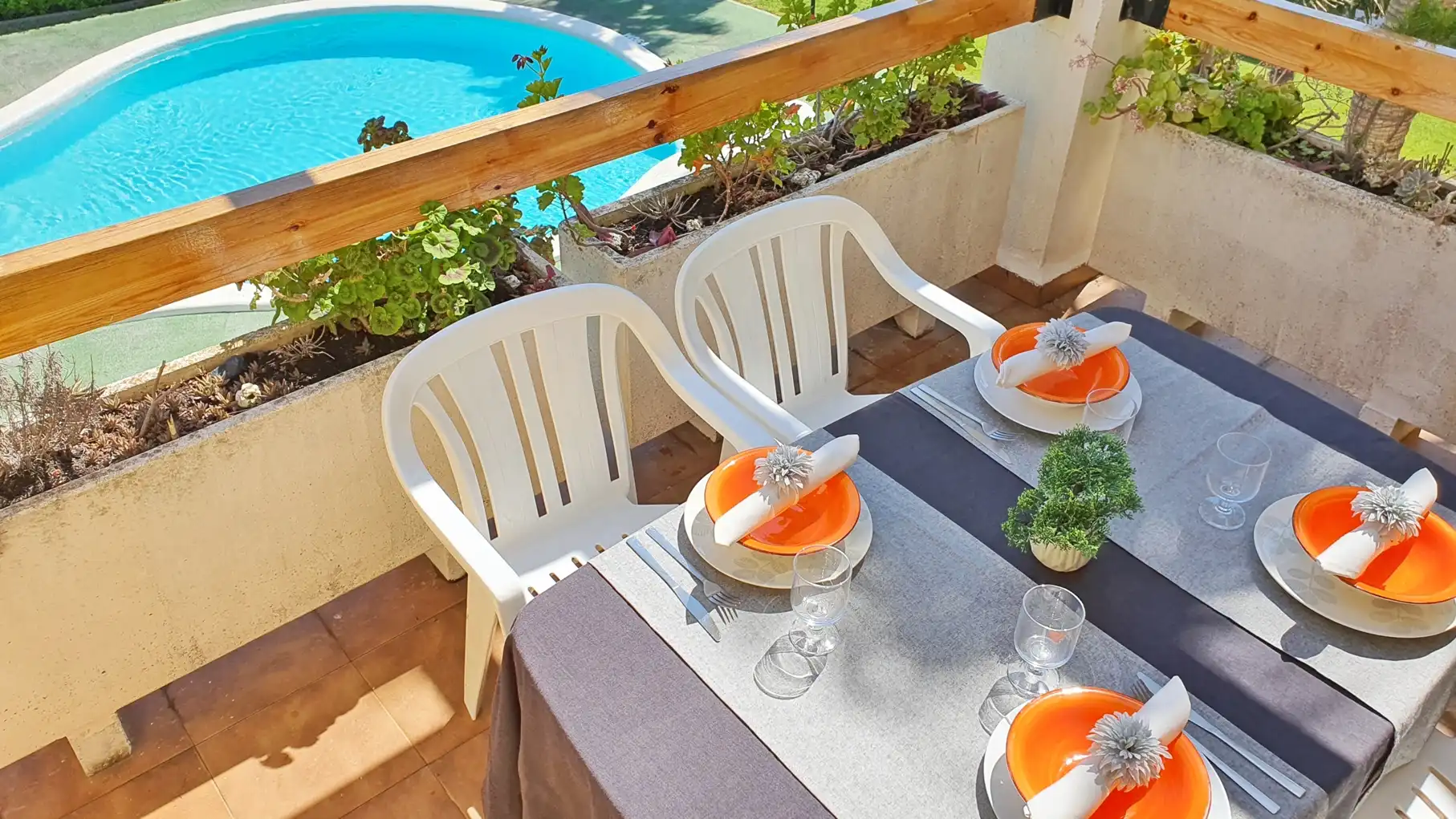 Terraza de Apartamento de alquiler en Xeraco con Terraza, Amueblado y Horno