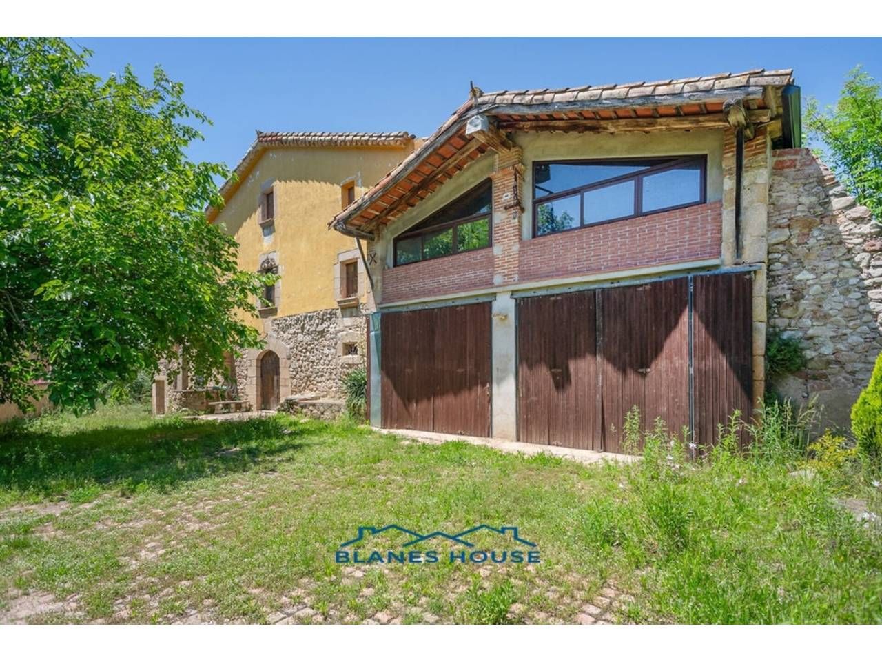 Exterior view of Country house for sale in Riudarenes  with Terrace and Swimming Pool
