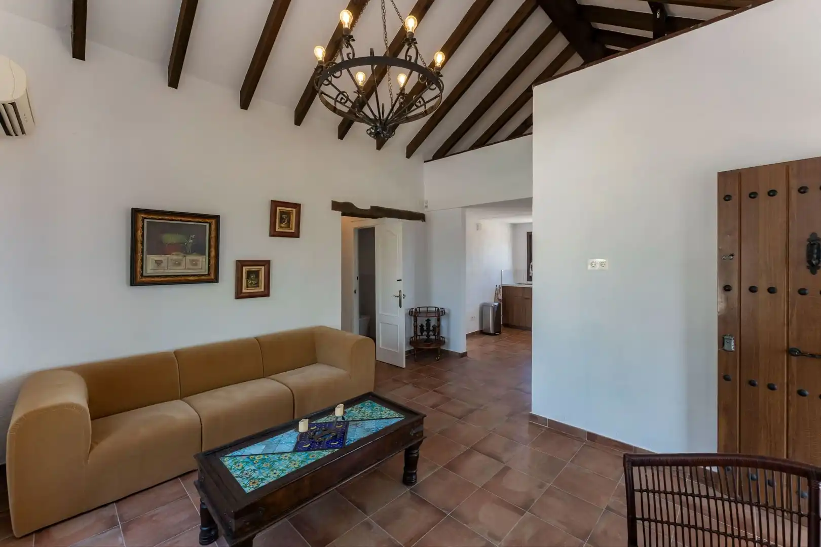 Sala de estar de Finca rústica en venta en Monda con Aire acondicionado y Piscina
