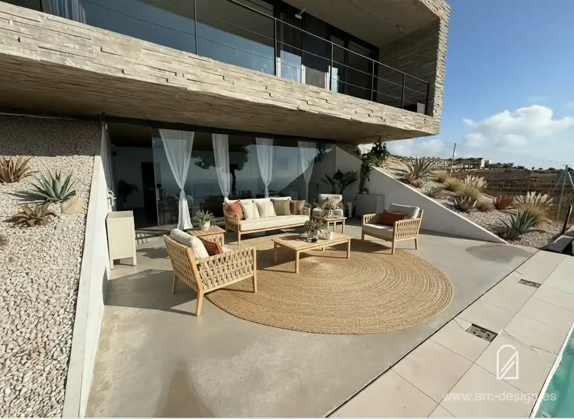 Terrassa de Casa o xalet en venda en Benalmádena amb Aire condicionat, Piscina i Rentadora