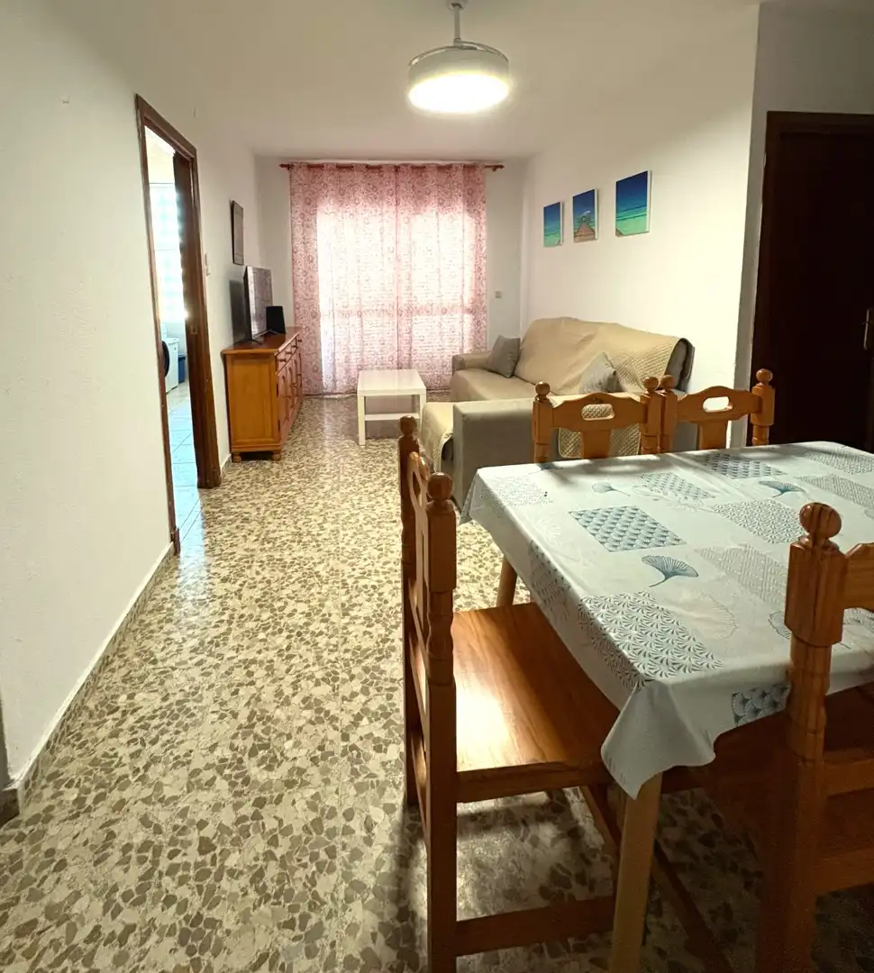 Living room of Flat for rent in Chipiona  with Terrace, Furnished and Washing machine