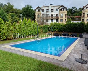 Swimming pool of Duplex to rent in Gordexola  with Air Conditioner and Terrace