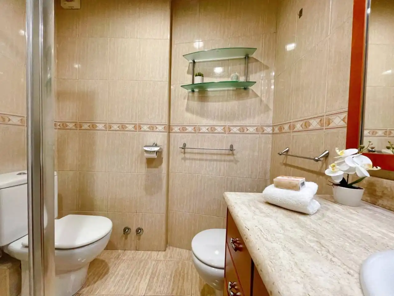 Bathroom of Detached homes for sale in Cerdanyola del Vallès  with Air Conditioner, Heating and Private garden