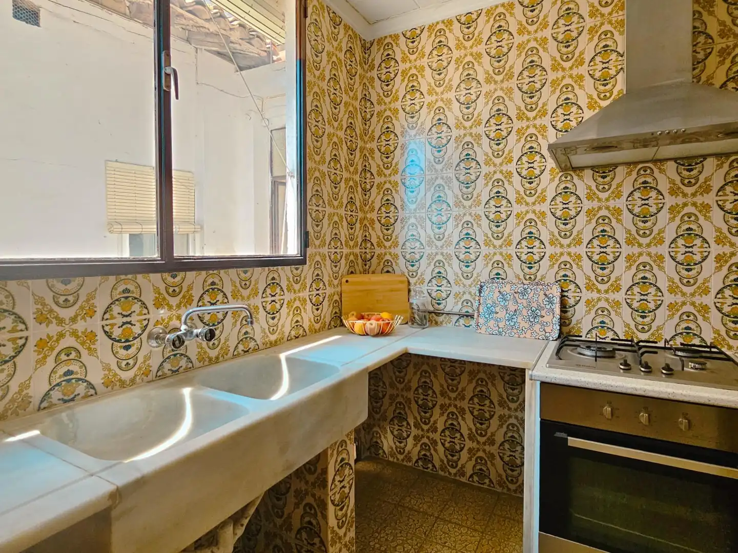 Cocina de Finca rústica en venta en La Llosa de Ranes con Aire acondicionado, Jardín privado y Terraza