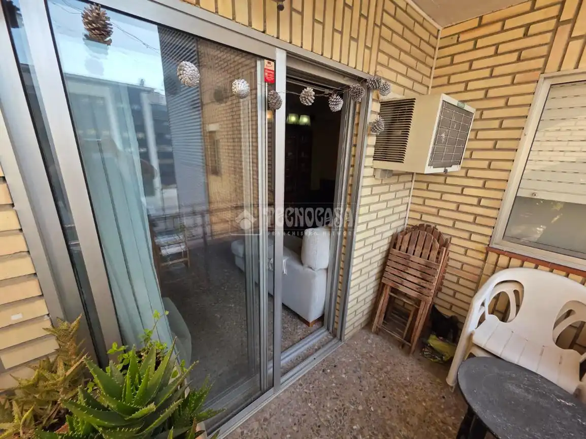 Balcony of Flat for sale in Zaragoza  with Air Conditioner, Heating and Terrace