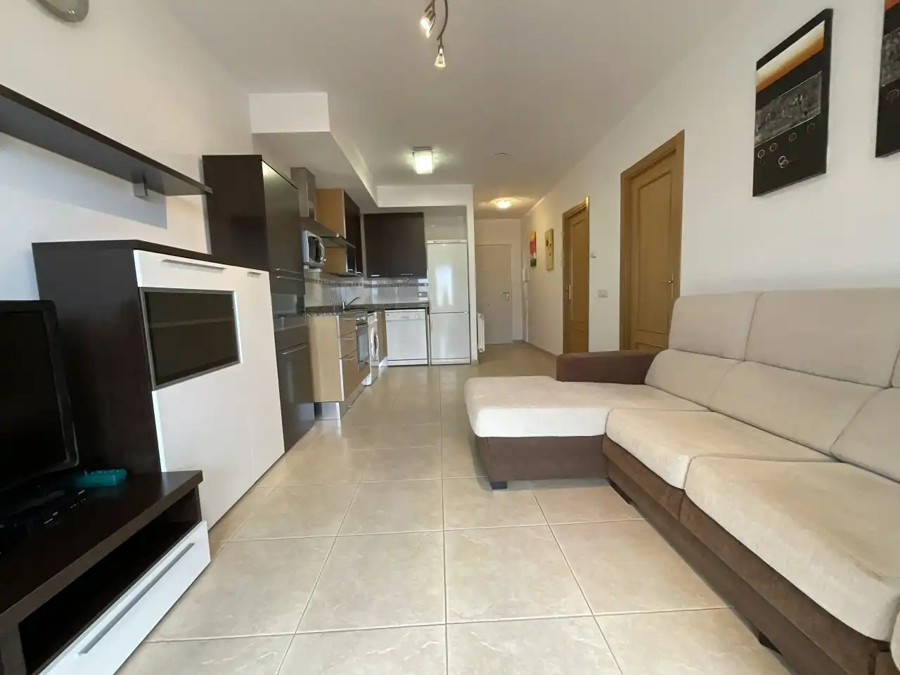 Wohnzimmer von Wohnung zum Verkauf in Alesanco mit Heizung, Möbliert und Balkon