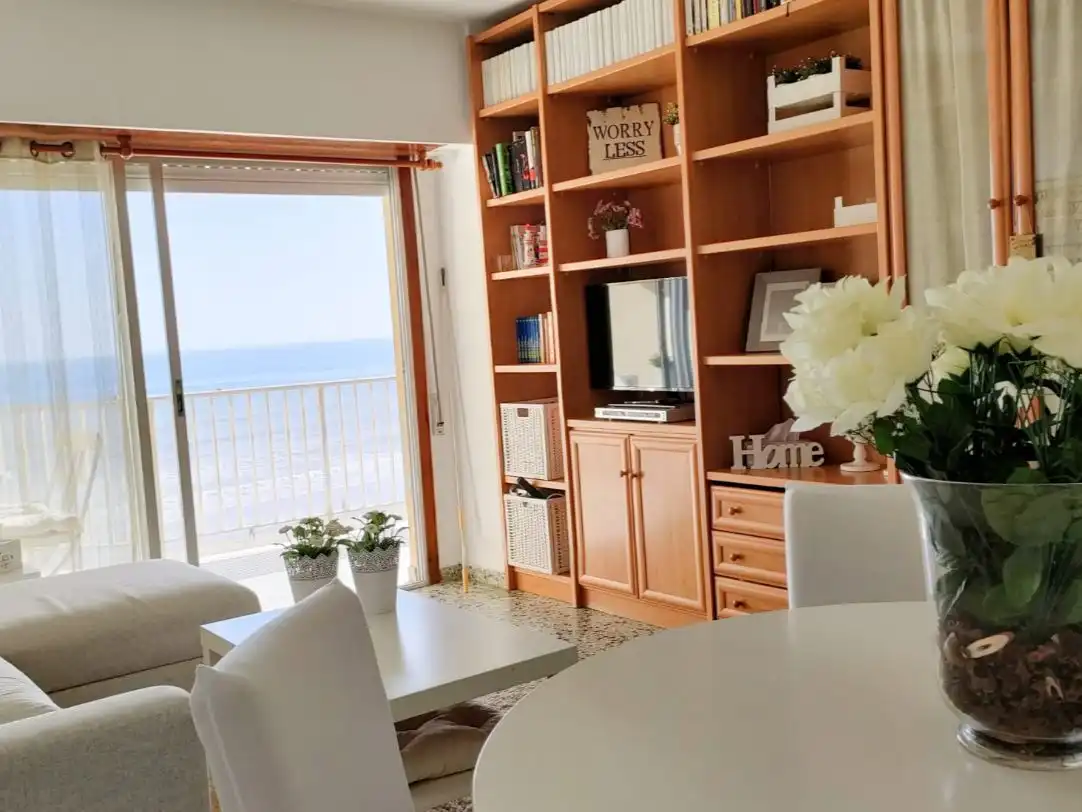 Sala d'estar de Apartament en venda en Cullera amb Aire condicionat, Terrassa i Piscina