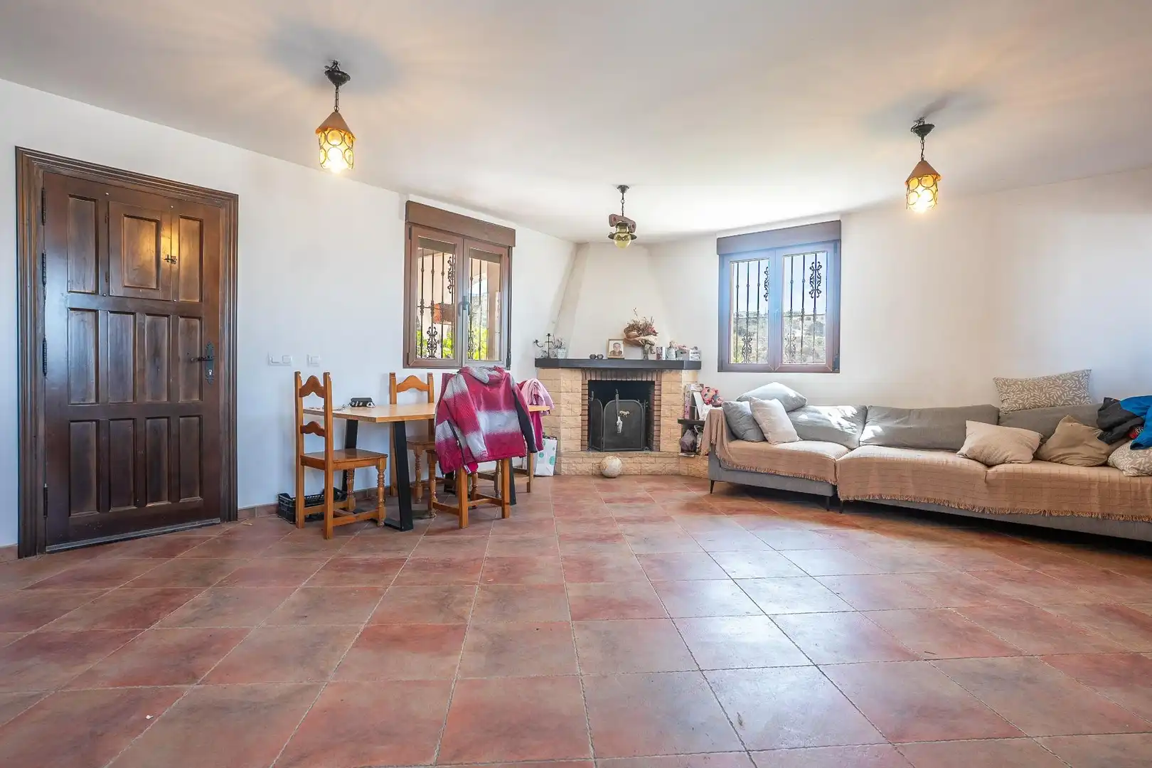 Sala de estar de Casa o chalet en venta en Alhama de Almería con Jardín privado y Terraza