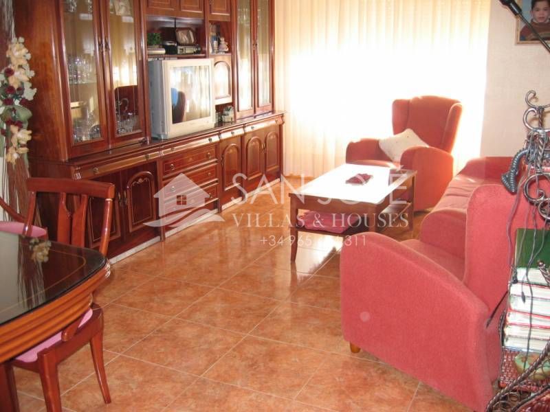 Living room of Flat for sale in Aspe  with Air Conditioner, Terrace and Storage room