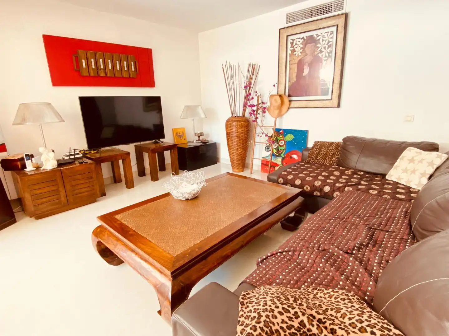 Sala d'estar de Planta baixa en venda en Calvià amb Aire condicionat, Calefacció i Jardí privat