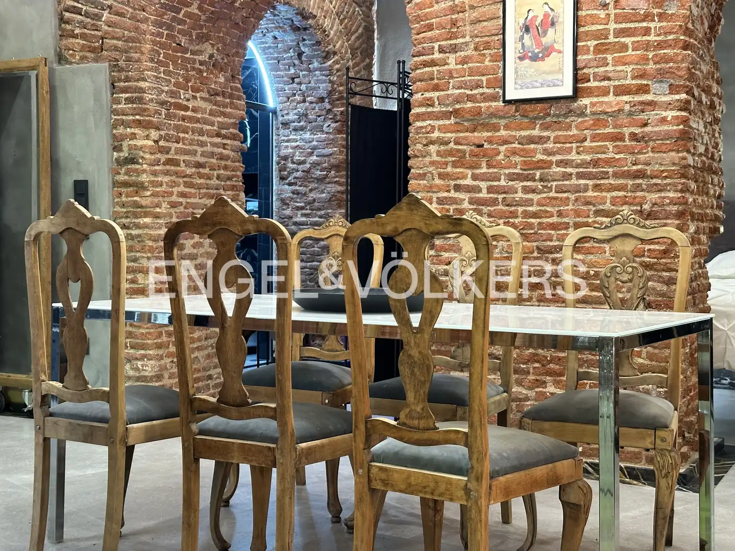 Dining room of Flat for rent in Madrid  with Heating