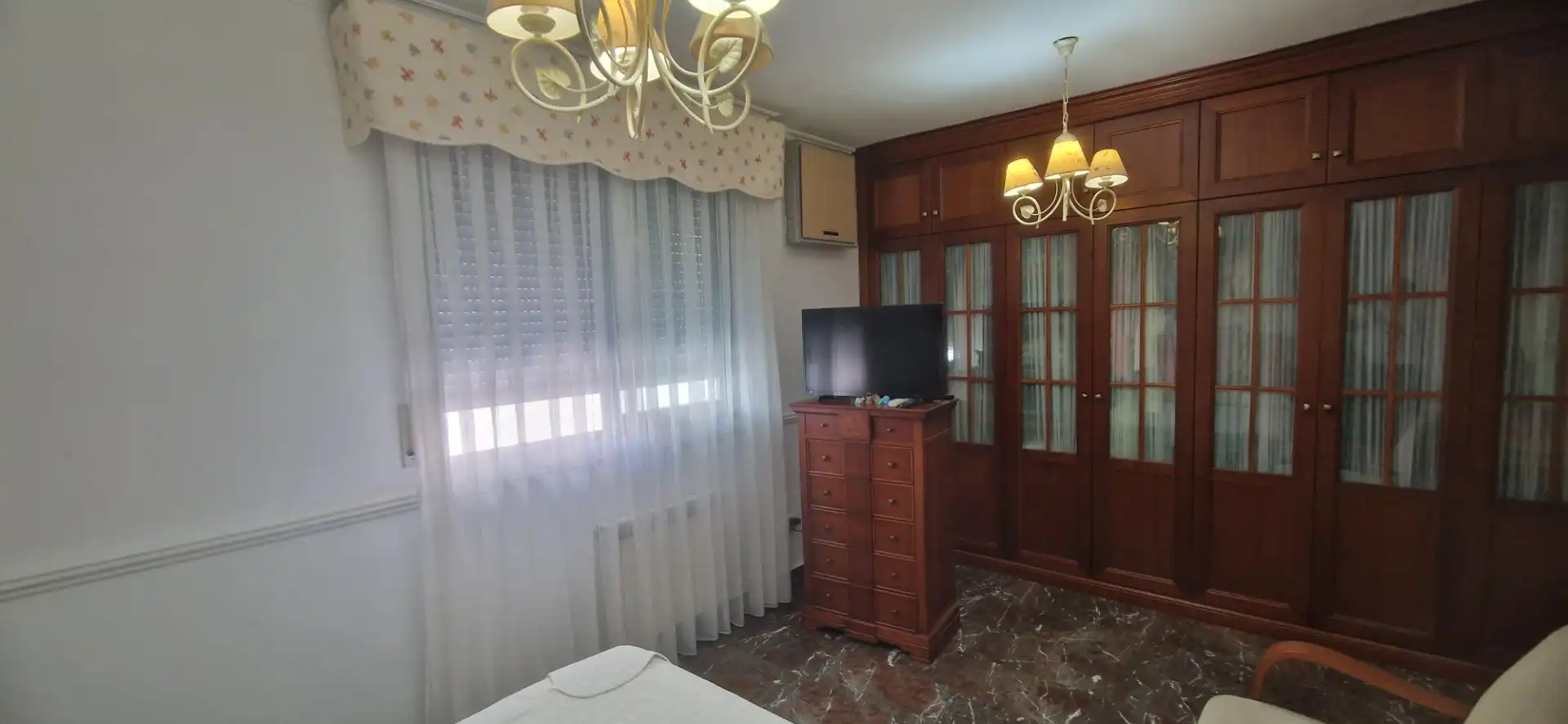 Bedroom of Detached homes for sale in Zaragoza  with Air Conditioner, Heating and Private garden