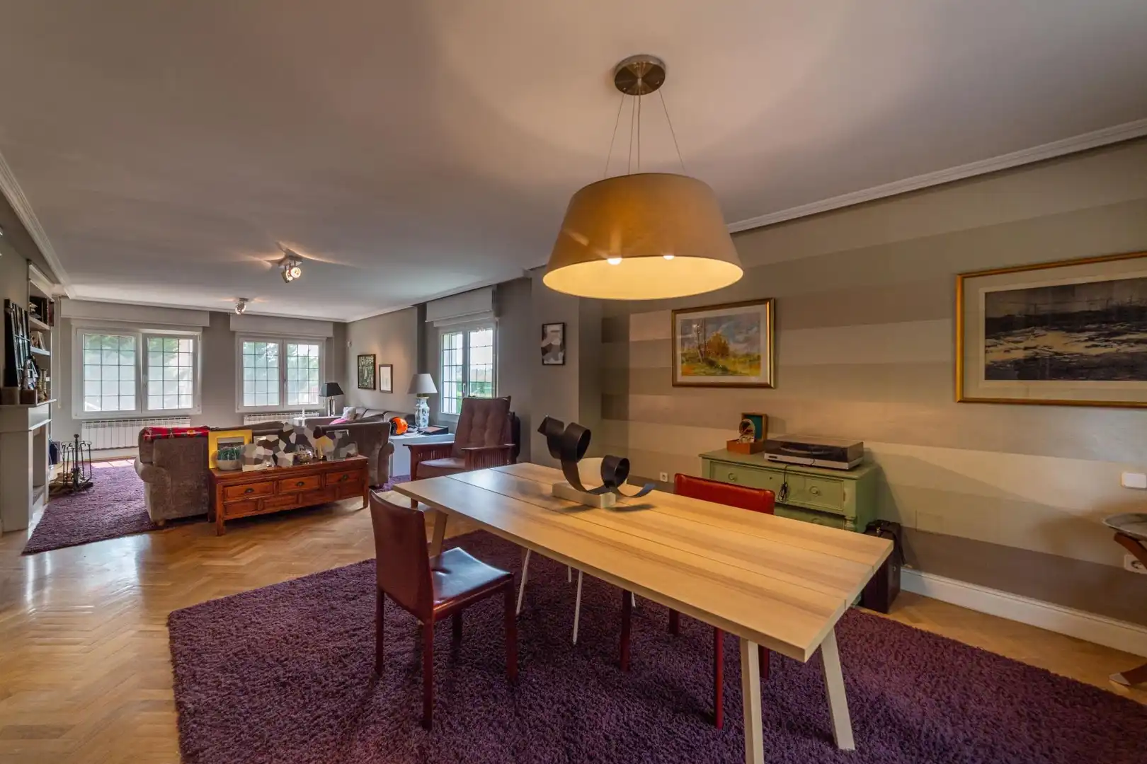 Comedor de Casa adosada en venta en Simancas con Calefacción, Jardín privado y Alarma