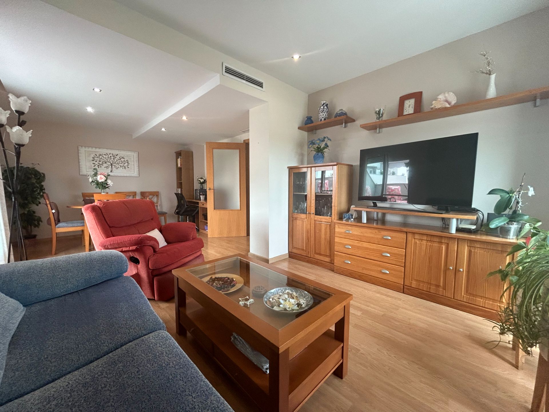 Living room of Attic for sale in Sagunto / Sagunt  with Air Conditioner, Heating and Parquet flooring