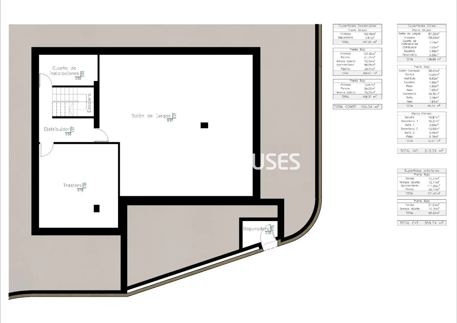 Casa con terraza en venta en La Fustera, imagen 5