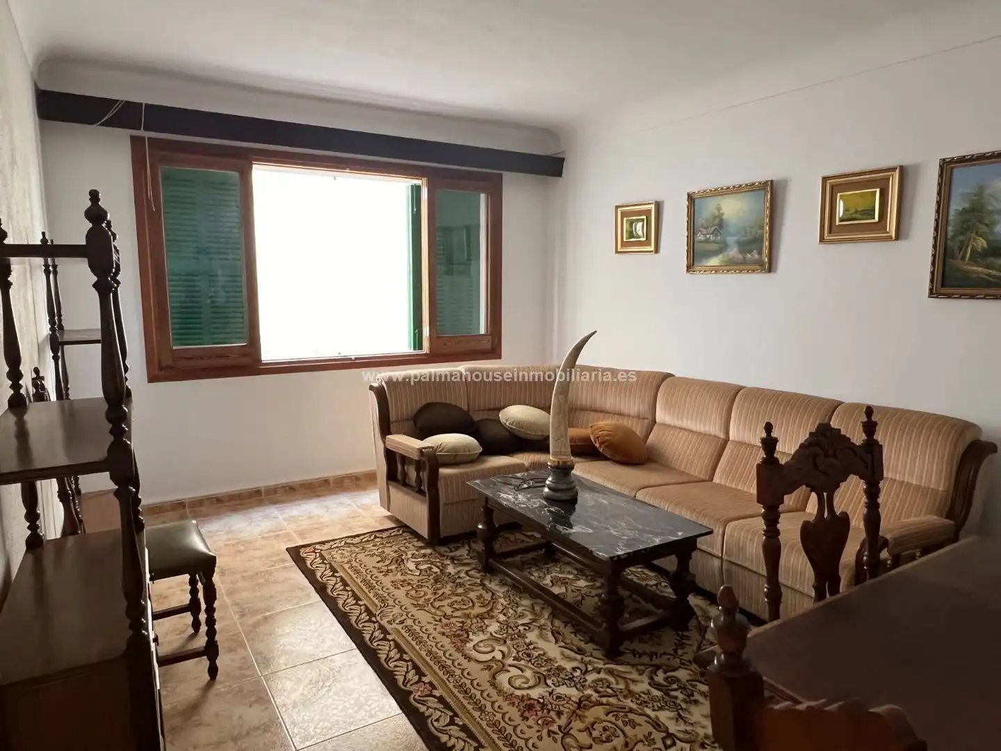Wohnzimmer von Haus oder Chalet zur Miete in Artà mit Klimaanlage, Terrasse und Fernseher
