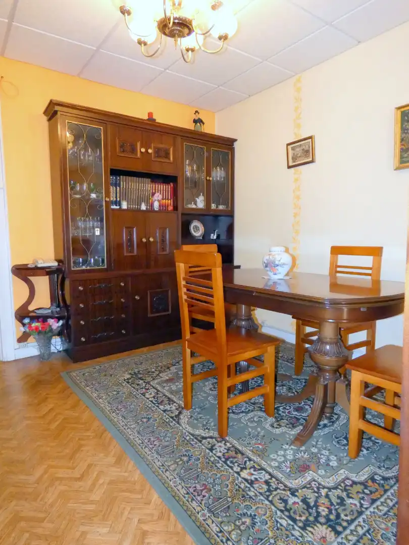 Comedor de Piso en venta en Bilbao  con Calefacción, Parquet y Terraza