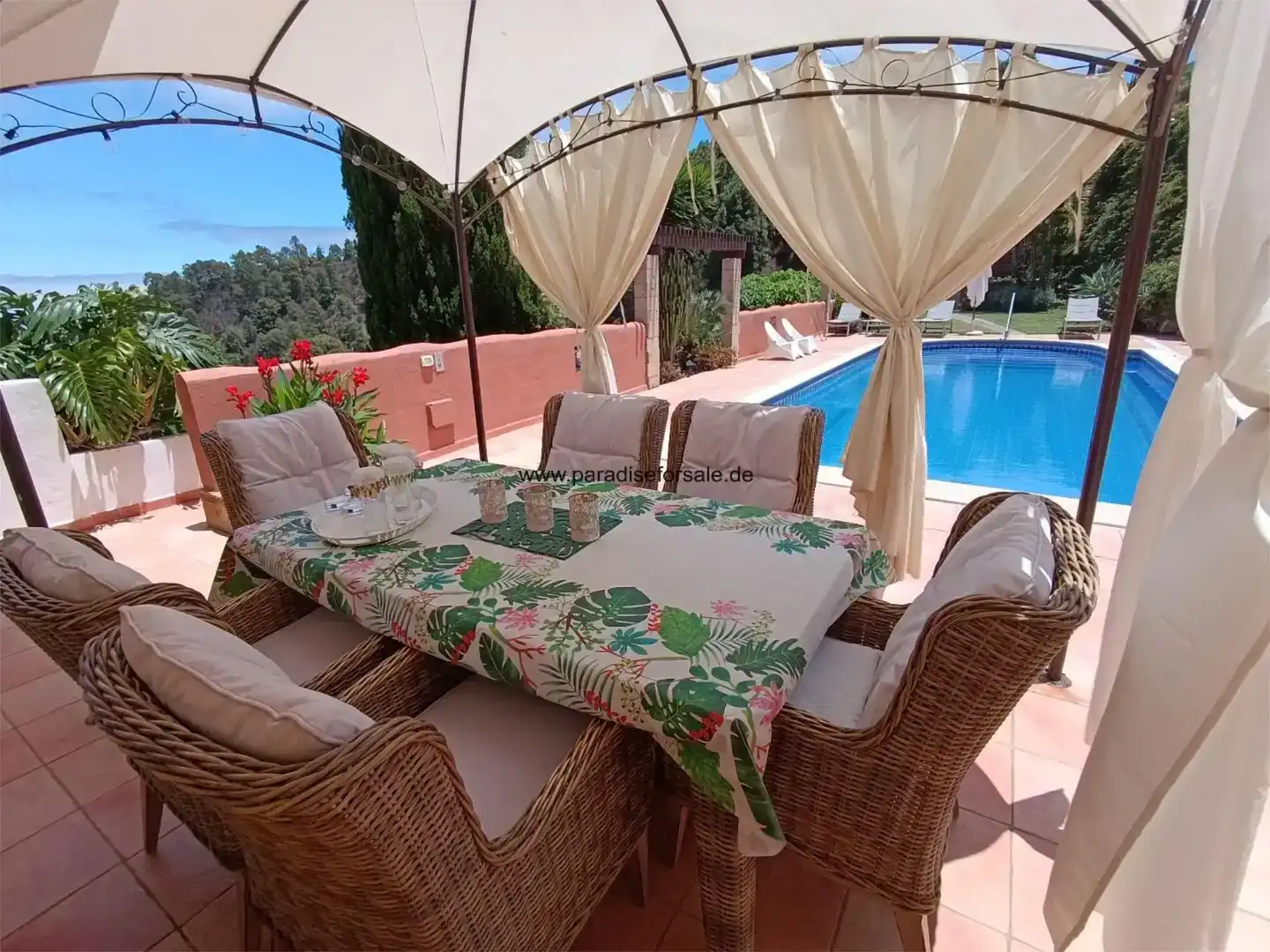 Terraza de Piso en venta en La Guancha con Jardín privado, Trastero y Piscina