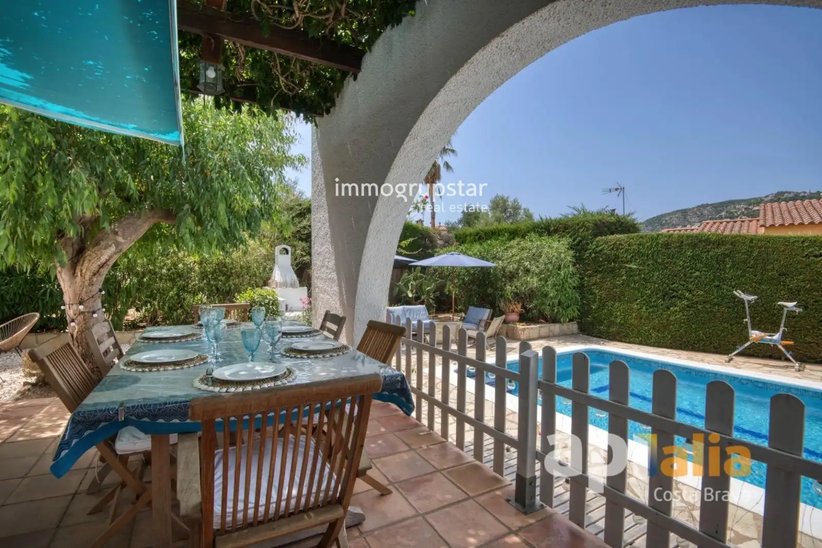 Jardín de Casa o chalet en venta en Calonge i Sant Antoni con Calefacción, Terraza y Piscina