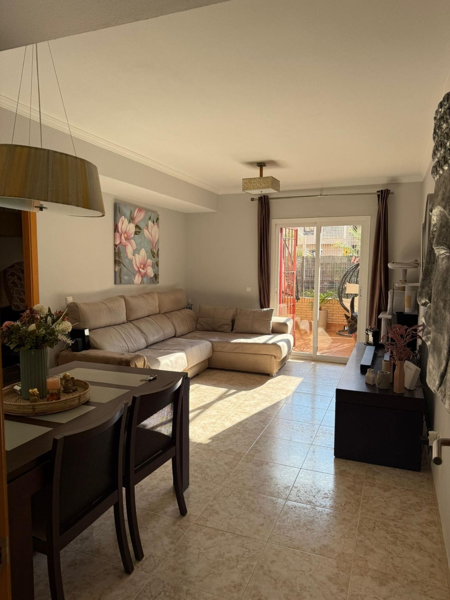 Living room of Flat for sale in Roquetas de Mar  with Air Conditioner and Terrace