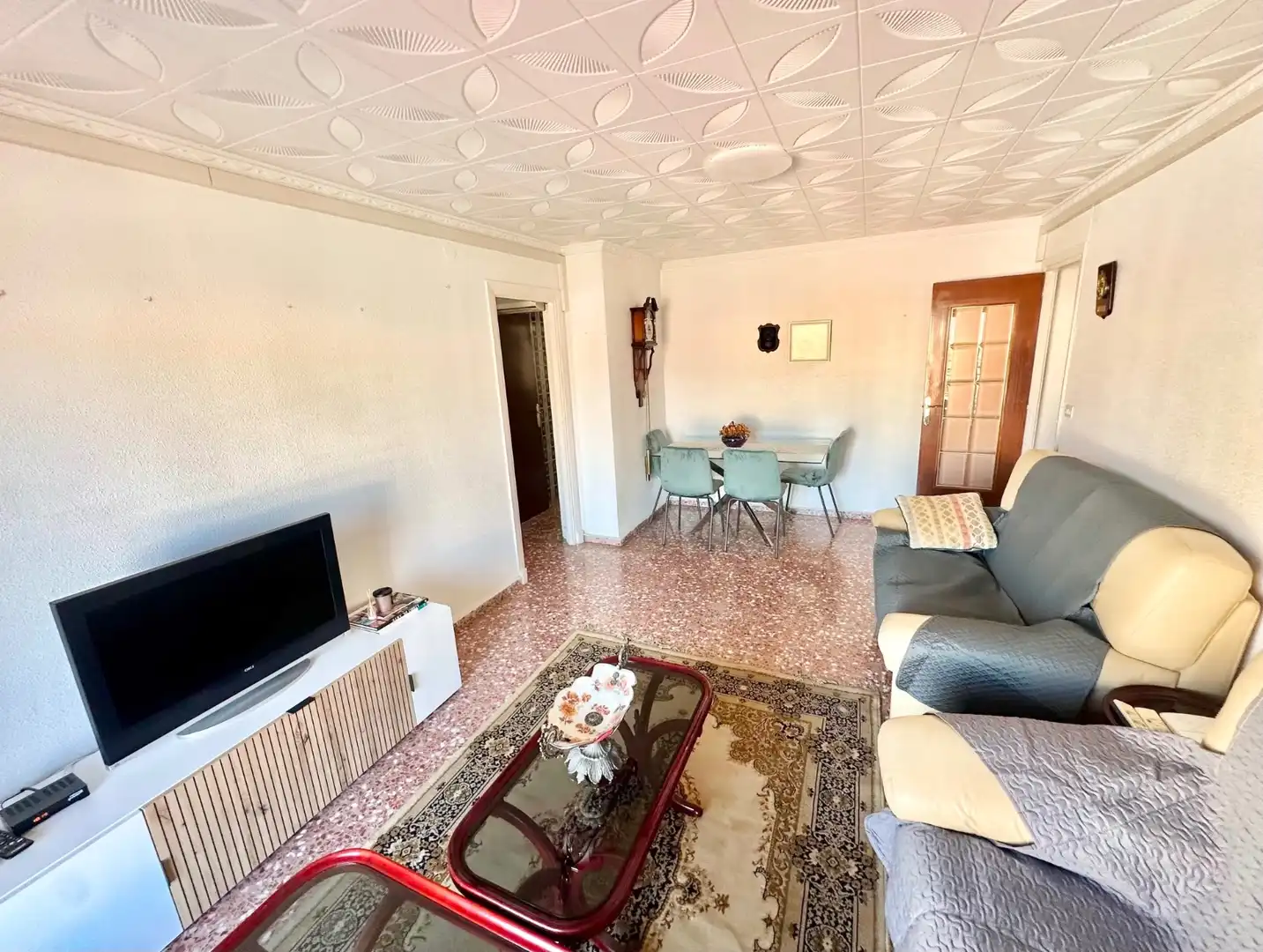 Sala d'estar de Apartament de lloguer en Cartagena amb Aire condicionat, Moblat i Rentadora